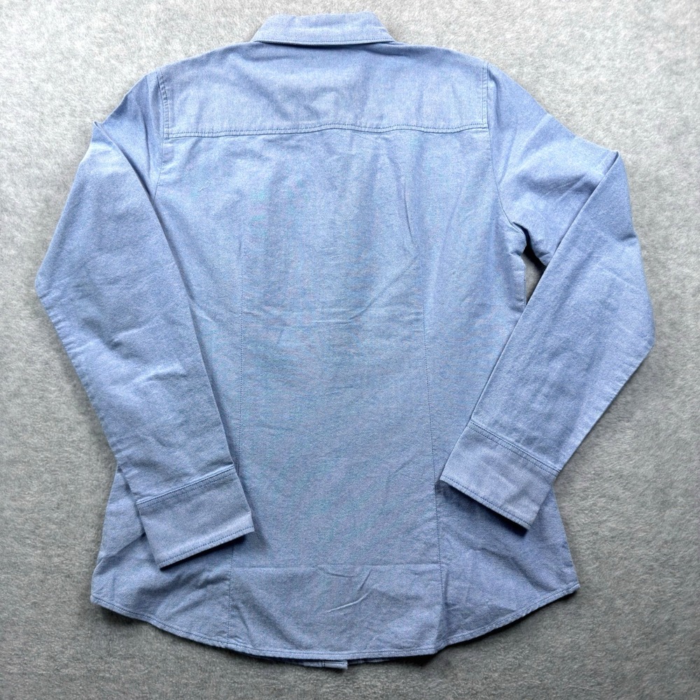 J. CREW Women's Blue Oxford Button Down Long Sleeve Preppy Shirt Size Small NEW - Picture 4 of 8